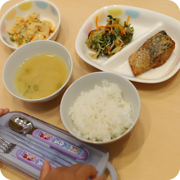 給食時間の様子