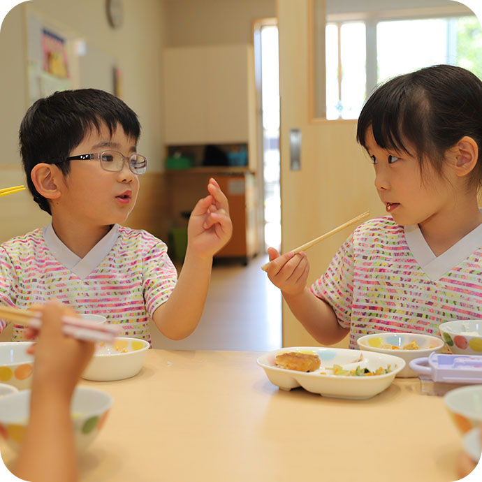 給食時間の様子